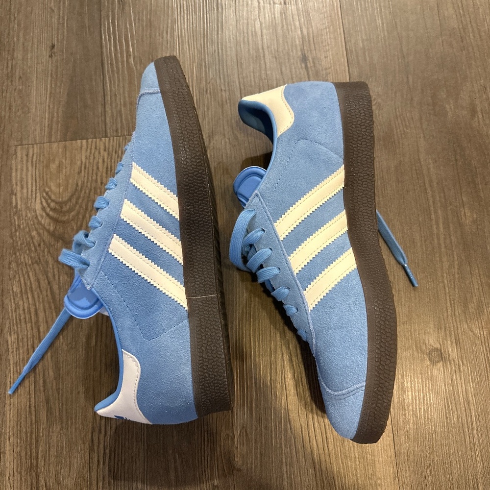 Brand new blue Adidas Gazelle